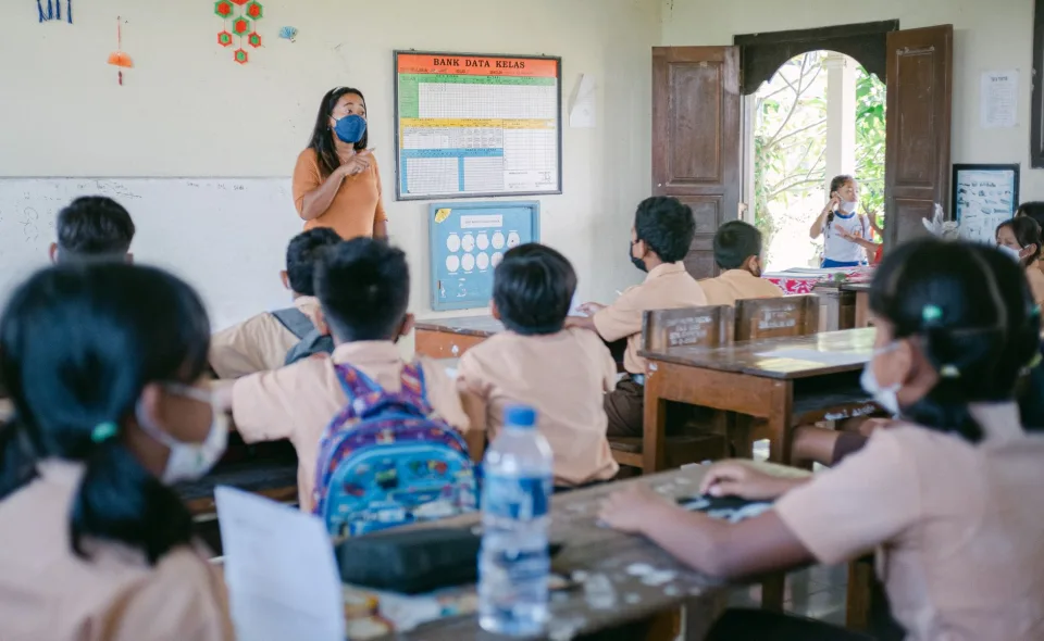 Lớp luyện nói theo cặp